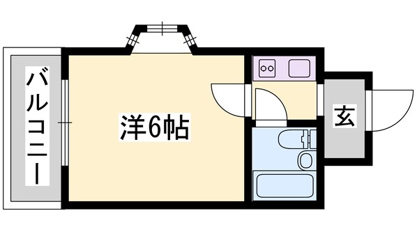 加古川駅 徒歩9分 3階の物件間取画像